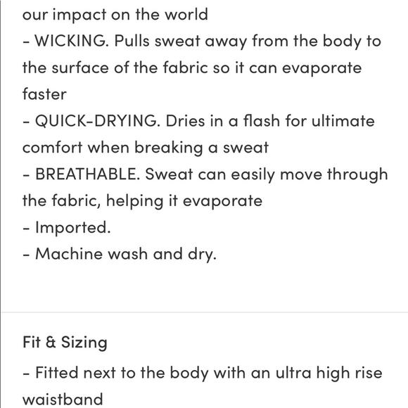 Athleta ultimate colorblock 7/8 tight youth large - Picture 11 of 11